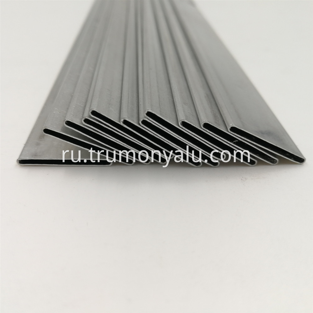 flat oval aluminum tube